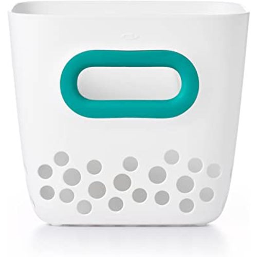 OXO Tot Bath Toy Bin, Teal, 1 Count (Pack of 1)