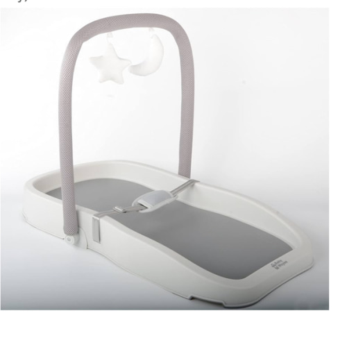 Duraking Pro 4 in 1 Baby Changing pad Washable Portable Diaper Toy bar Changing Tray Non-Slip no Stain Waterproof Changing Table (Gray)