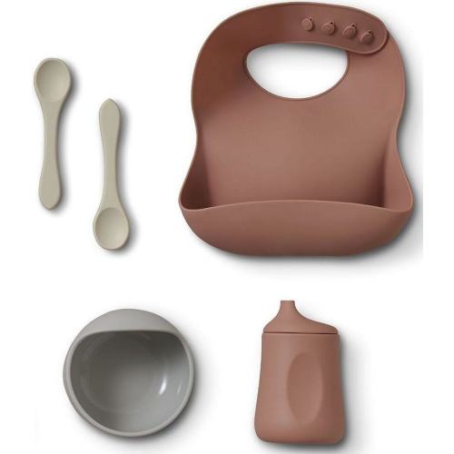 Silver Cross 4-Piece Silicone Mealtime Set