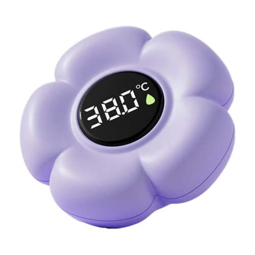 Silicone Baby Bath Thermometer for Baby Safety, Floating Infant Bath tub Temp Thermometer for Newborns & Toddlers- Flower