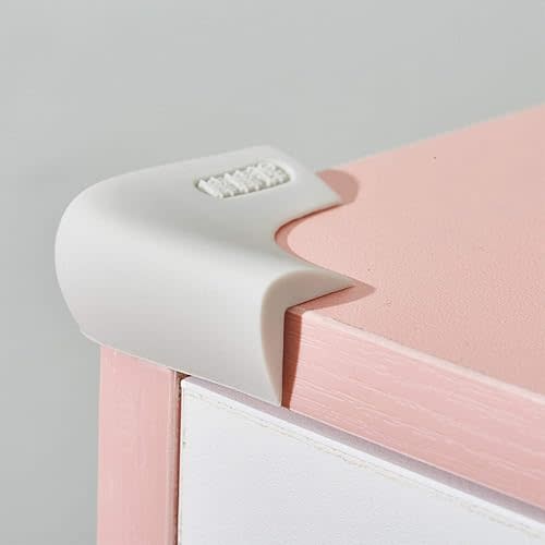 Food-Graded Silicone Corner Protectors, Baby Proofing | Gray