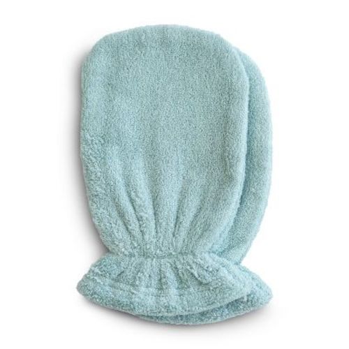 Organic Cotton Bath Mitt 2-pack Sea Mist One Size