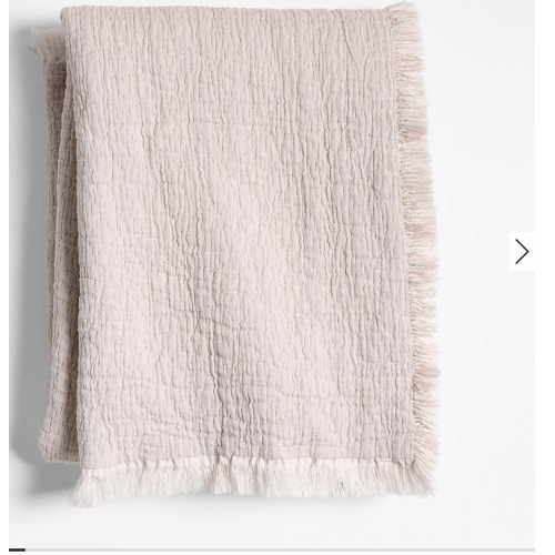 Supersoft Organic Cotton Gauze Classic Mauve Pink Baby Stroller Blanket