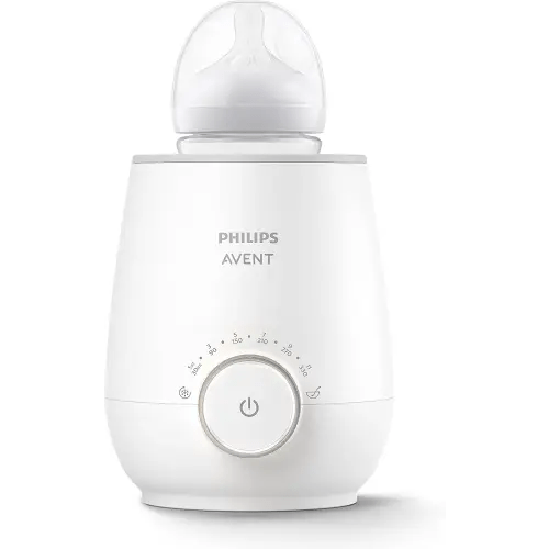 Philips Avent Premium Fast Bottle Warmer, with Smart Temperature Control, Water Bath Technology, Automatic Shut-Off, Model SCF358