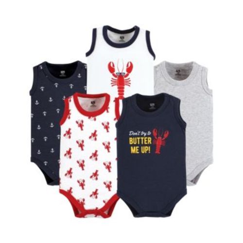 Baby Boys Hudson Soft Cotton Sleeveless Onesies