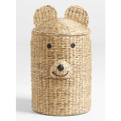 Bear Woven Kids Hamper with Handles