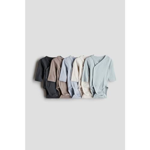 5-PACK WRAPOVER BODYSUITS