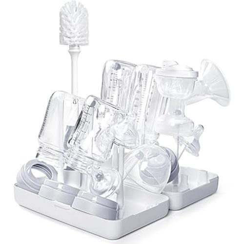 Termichy Travel Baby Bottle Drying Rack, Compact Size with Large Capacity for Working Mom, Visit Families, Friends or Camping with Baby Gary