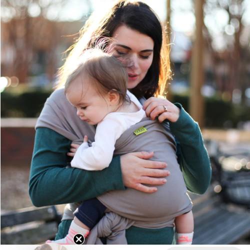 Boba Classic Wrap in Grey | Soft, Supportive & Ergonomic Baby Carrier | iL Tutto