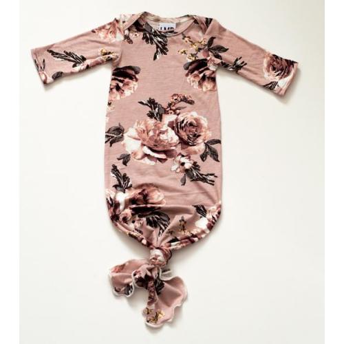 Snuggle Knotted Baby Gown | Little Nursling™ Designer Baby Clothes                  – LITTLEMISSDESSA