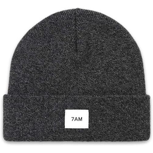 7AM Enfant Baby Beanie Hat - Unisex Kids Warm Winter Hat, Soft & Cozy Heathers Ribbed Design, Comfy Cap for Infant & Toddlers