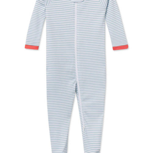 LAKE | Baby | Pima Cotton Pajamas | Seabrook Heritage Stripe Baby Sleeper