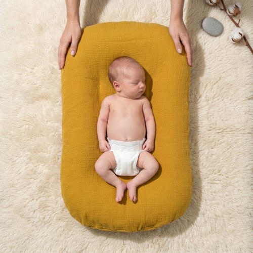 Little Manta Pastel Baby Lounger Nest