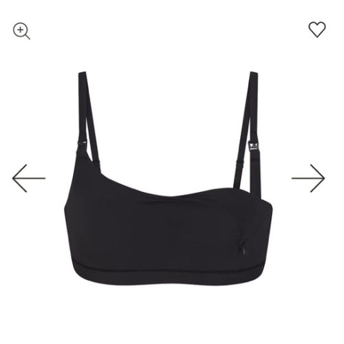 Fits Everybody Maternity Nursing Scoop Bralette | Onyx
