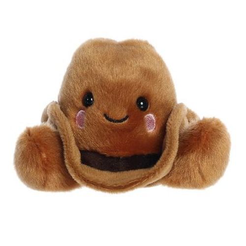 Aurora Mini Orville Cowboy Hat Palm Pals Adorable Stuffed Animal Brown 5"