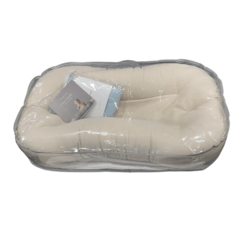 Snuggle Me Organic Sensory Infant Lounger with Cover, Bluebell, Natural
