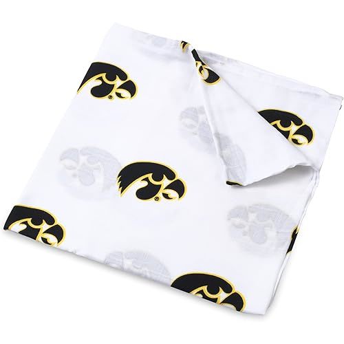 The University of Iowa Muslin Swaddle Blanket 47x47in