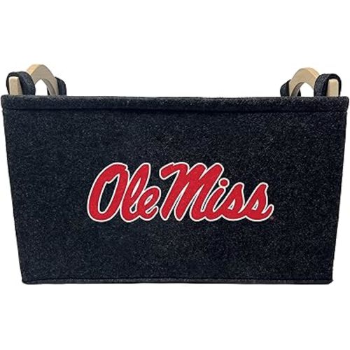 NCAA Officially Licensed Basket | Great for Dog Toys & Home Use (Ole Miss Rebels)