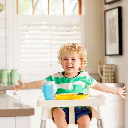 Munchkin® Miracle® 360 Trainer Sippy Cup with Handles, Spill Proof, 7 Ounce, 2 Pack, Green/Blue