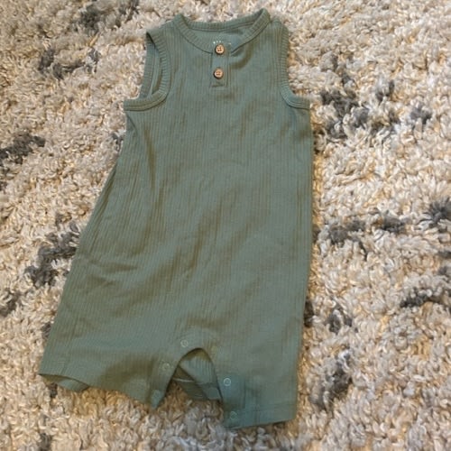 Cat & Jack Sage Green Baby Outfit