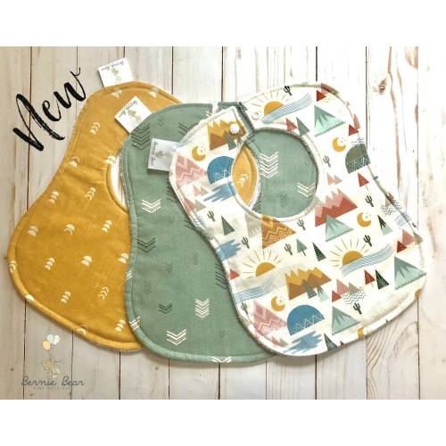 Boho Baby Bib | Boho Desert Baby Bibs | Boho Drool Bib | Southwest Baby Bib | Southwestern Baby Bib | Cactus Baby Bib | Mountain Baby Bib |