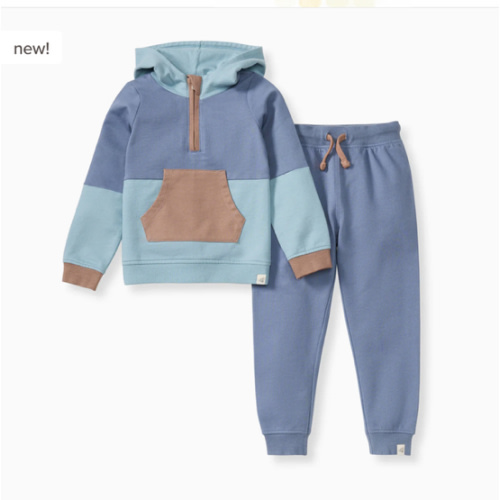 SIZE: 3-6 months - Color Blocked Sweatshirt & Pants Set – Burt's Bees Baby