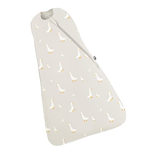 GUNAMUNA Unisex Baby Swaddle Sleep Sack, Easy Diaper Changes, 1.0 TOG, Infants and Toddlers 0-3 Months, Goose
