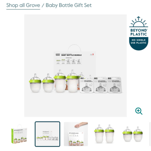 Baby Bottle Gift Set