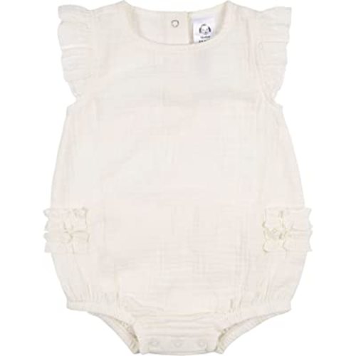 Gerber Baby-Girls Sleeveless Ruffle Romper