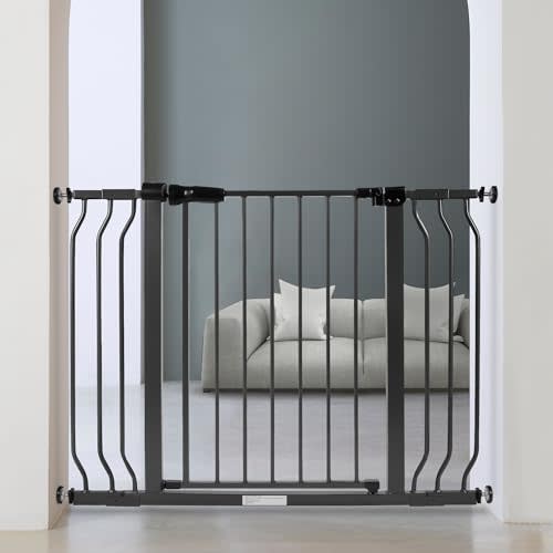 BalanceFrom Easy Walk-Thru Safety Gate for Doorways and Stairways with Auto-Close/Hold-Open Features