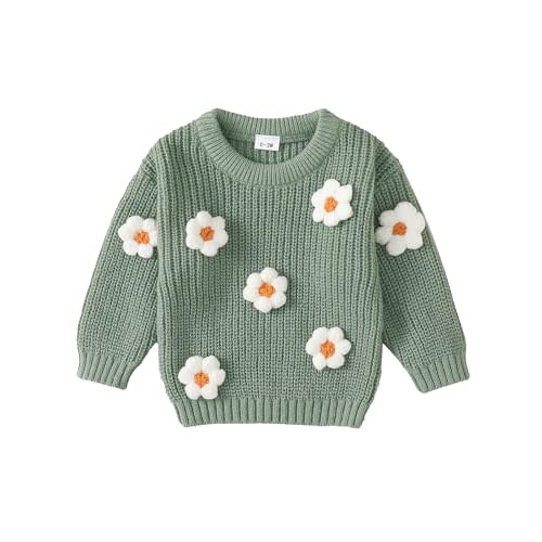 Infant Baby Girl Oversized Sweater Long Sleeve Sweaters Fall Winter Tops Clothes