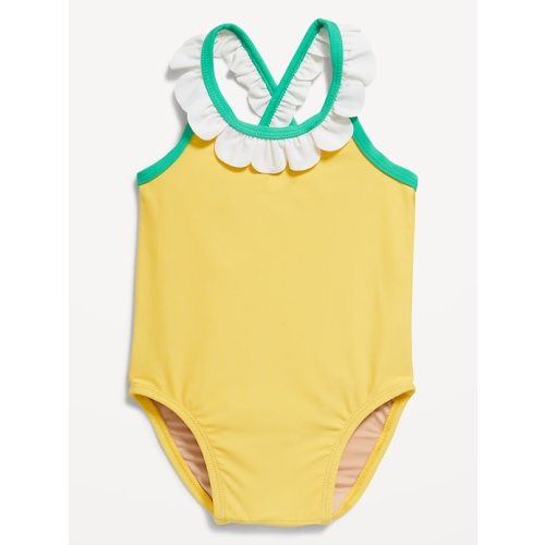 Ruffled One-Piece Swimsuit for Baby