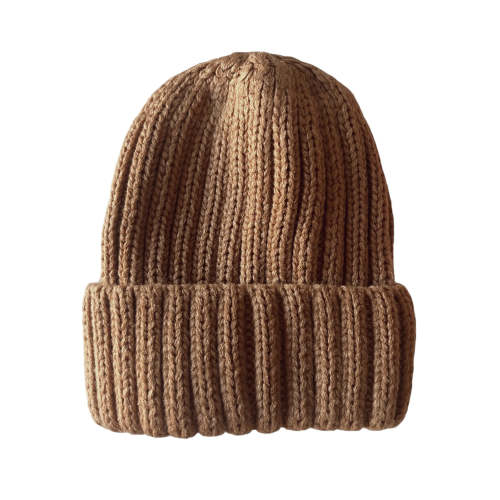 Chunky Knit Hat, Tawny