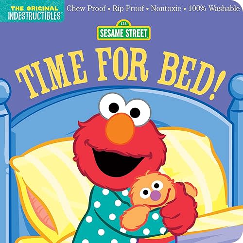 Indestructibles: Sesame Street: Time for Bed!: Chew Proof · Rip Proof · Nontoxic · 100% Washable (Book for Babies, Newborn Books, Safe to Chew) Paperback – September 24, 2024