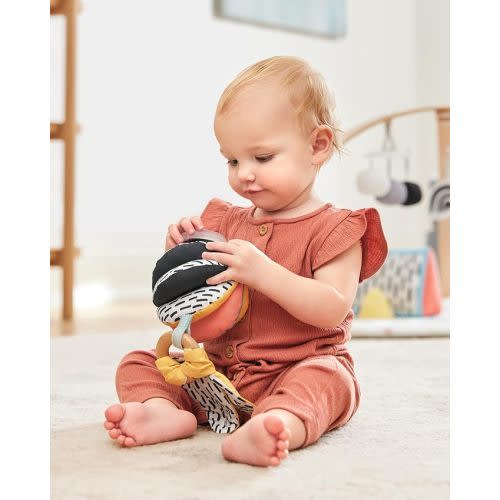 Skip Hop 3-in-1 Baby Activity & Teether Stroller Toy, Montessori Inspired 3-in-1 Stroller Toy