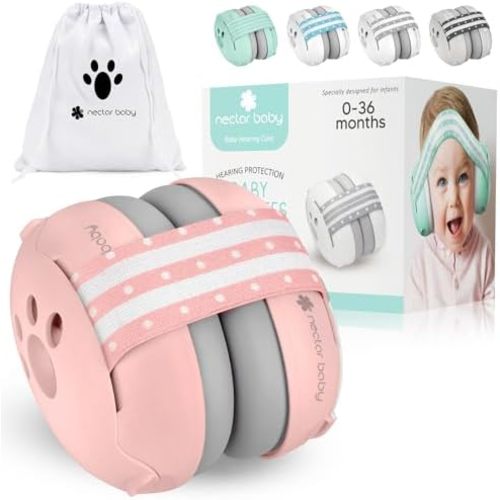 Baby Ear Protection, Noise Cancelling Headphones for Babies, Noise Reduction Earmuffs for Infant and Toddlers up to 36 Months