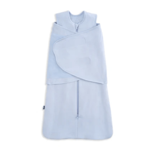 Newborn Size: HALO® Supersoft Bamboo Swaddle 2.0 TOG – Blue Fog