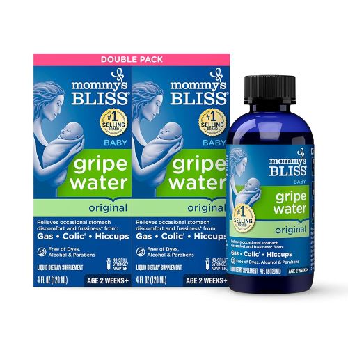 Mommy's Bliss Double Pack Gripe Water, 8 Ounce