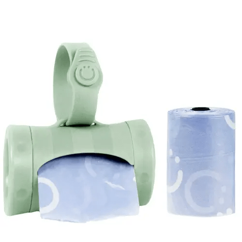 Ubbi On-the-Go Diaper Bag Dispenser for Travel, Retractable Must Have for Newborns, Helpful Baby Accessory, Sage Green