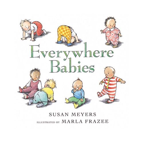 Everywhere Babies - by Susan Meyers (Board Book)