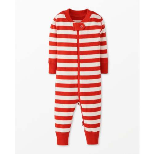 Baby Striped 2-Way Zip Sleeper