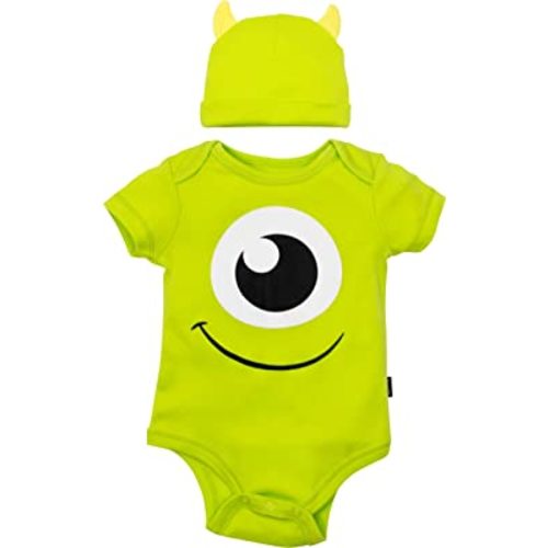 Disney Cosplay Baby Bodysuit & Hat Set Newborn to Infant Sizes