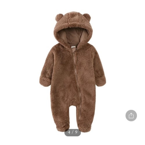 Baby Warm Infant Onesie Autumn Winter Rompers