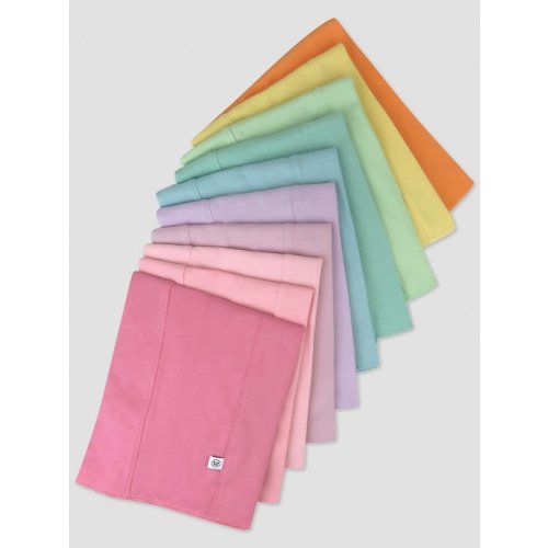 Honest Baby Clothing 10 Pack Organic Cotton Knit Trifold Burp Cloths