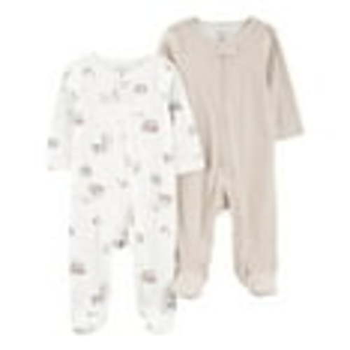 Carter's Child of Mine Baby Unisex, Sleep 'n Play, 2-Pack, Sizes Preemie-6/9 months