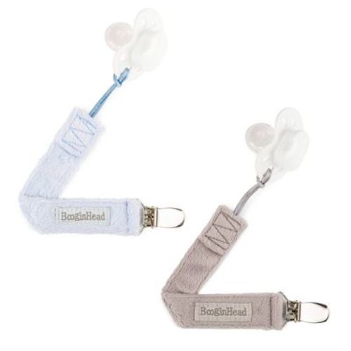 Booginhead 2pk Pacigrip Lux Pacifier Holder - Blue