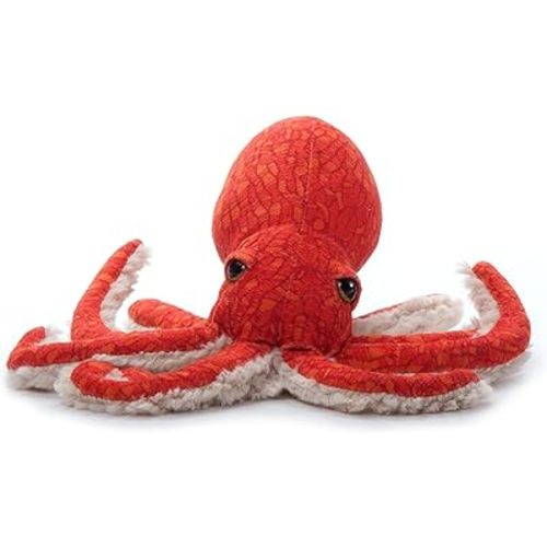 The Petting Zoo Pacific Red Octopus Stuffed Animal Plushie, Gifts for Kids, Wild Onez Sealife Animals, Octopus Plush Toy 8 inches