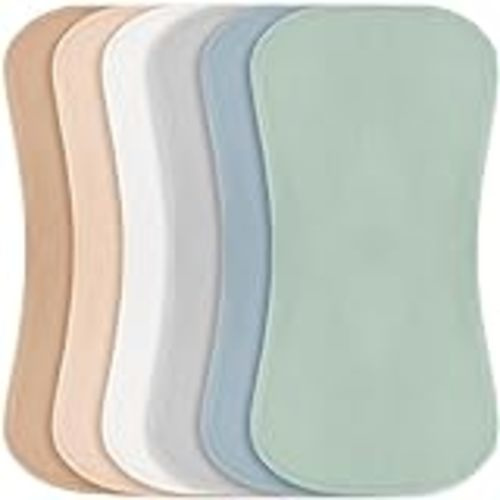 Amazon.com: Konssy Muslin Baby Burp Cloths Sets for Unisex- 6 Pack Large 100% Cotton Burping Clothes for Newborn,Baby Girls and Boys : Baby