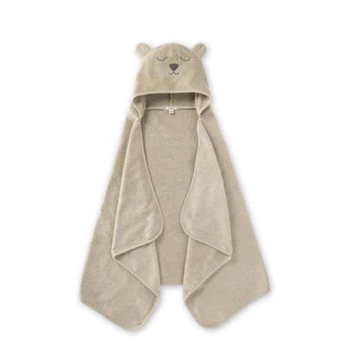 Organic Cotton Toddler Hooded Bear Towel