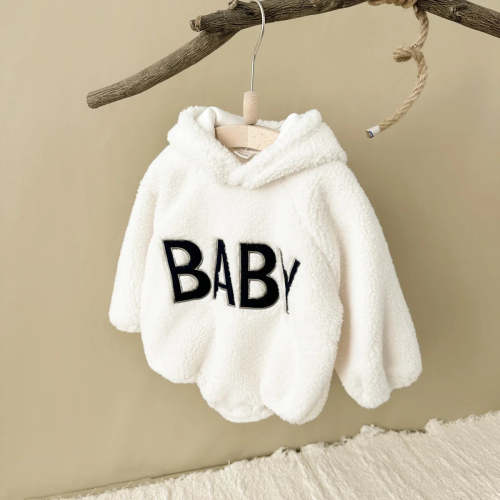 BABY Fleece Pullover Romper – August + Willow